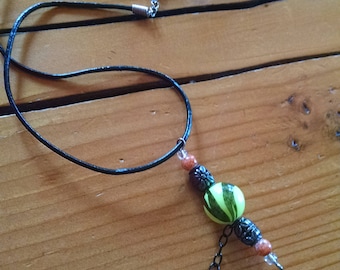 Handcrafted bead necklace