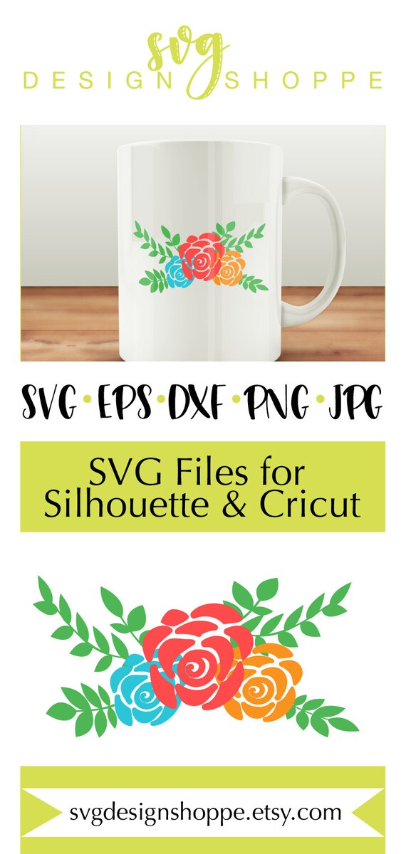 Download SVG Files Floral Swag silhouette cameo cricut design space