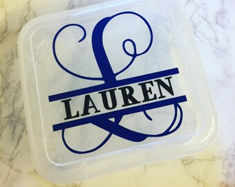 Personalized Cheer Bow Box