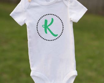 Initial Outfit / Initial Bodysuit / Monogram Bodysuit / Name Bodysuit / Inital Outfit / Coming Home Oufit / New Baby / Baby Boy / Baby Girl