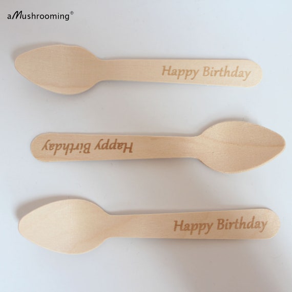 Mini Wooden Spoons Ice Cream Dessert Like This Item