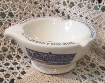 Vintage Merck, Sharp and Dohnme Charles Lamb Pharmacy Pestle Ashtray