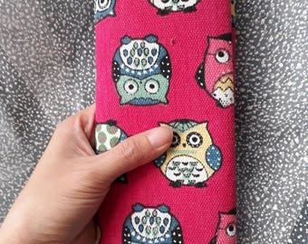 Vintage Handmade wallet, Business Card Holder, Credit Card Case, Gift Card Holder, Keychain, Zipper wallet, woman wallet, owl wallet, Pouch