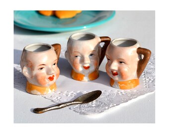 vintage tea cups, vintage coffee cups, 8x10 PRINT, coffee klatsch, by Elizabeth Rosen