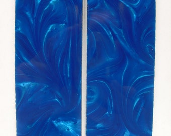 Blue Pearl Scales Knife Handles Gun Grips