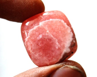 Natural Rhodochrosite Square Shape Pink Rhodochrosite Gemstone Cabochon 20x19x5 MM R16341