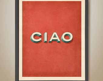 Old Styled CIAO poster