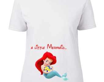 little mermaid maternity shirt