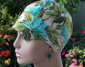 Women's Chemo Hat SALE Cancer Cap for Hair Loss Reversible Made in the USA Medium