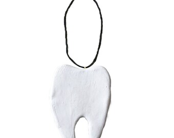 Tooth Ornament - Dentist Ornament - Christmas Ornament - Medical Ornament - Dental Ornament - Teeth Ornament - Polymer Clay Ornament