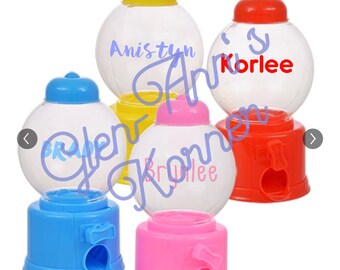 Personalized Gumball Machine