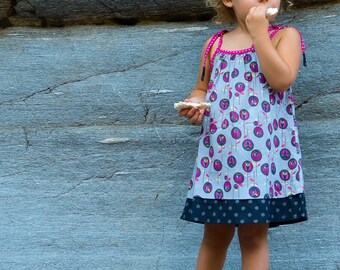 Grey Girl dress///Beach dress//pastel colors///summer Kid's dress///Pink//Children's clothing//TITLI Mouse//MIMISAN//BiBoOshKa