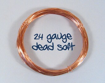 24ga DS Copper Wire - Choose Your Length
