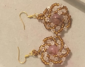 The sunshine flower earrings