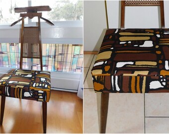 Vintage Butler Chair, Valet Chair, Mid Century Valet Chair, Wooden Storage Chair, Sewing Chair, Dressing Chair