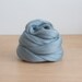 Wool Top - Silver Grey
