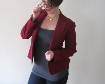 Vintage Burgundy Jacket - M/L