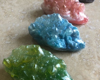 Crystal Geode Honey & Goat's Milk Soap