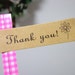 Thank You Sticker with Flower Seal Label Wedding Card-Making Gift Wrap