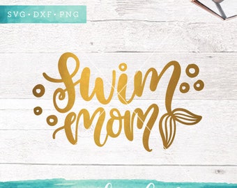 Summer SVG Cut Files / Swim Mom Svg Cut Files / Nautical Svg Cutting Files / Swim Team SVG Files for Silhouette