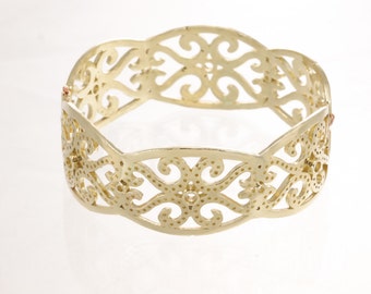 Silver cuff, sterling bangle bracelet