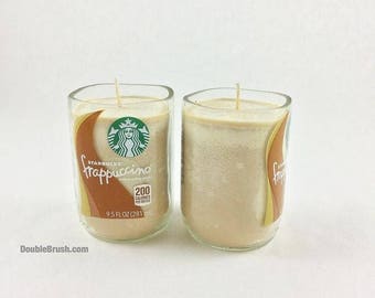 Starbucks Candle Set of 2 OOAK One of a Kind 2 Handmade Coffee Scented Soy Candles Coffee Birthday Gift Starbucks Coffee Gift 30% OFF SALE