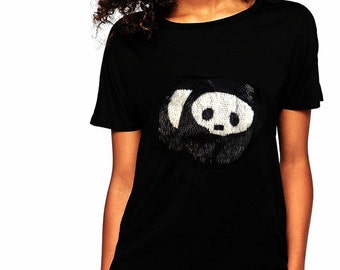 Moschino Sequin Panda T-shirt