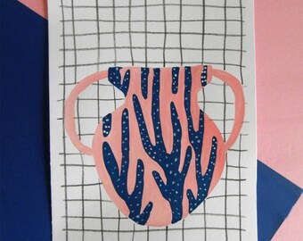 Ceramic - original signed painting