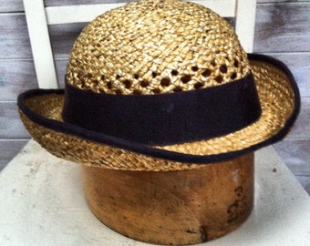 Straw Bowler Hat - Made to Measure