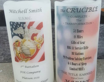 USMC United States Marine Corps Crucible Candle Have it