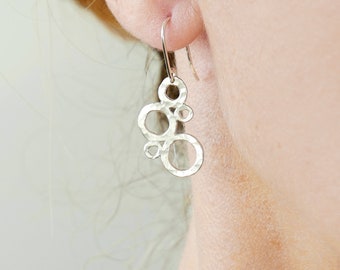 Sterling Silver bubble earrings from AWA collection