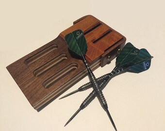 Wood Dart Case (Walnut Mahogany Maple)