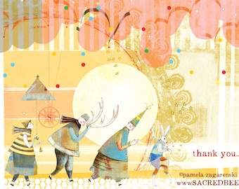 Card 476 Thank You Dance