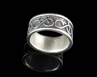 BIKE FOREVER Ring in Sterling Silver