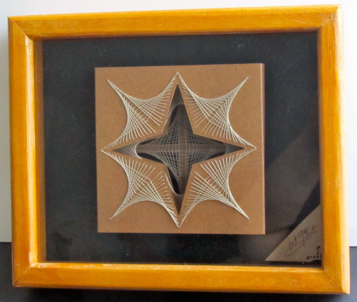 WEDDING GIFT Home Décor Wall Art of String Art Abstract