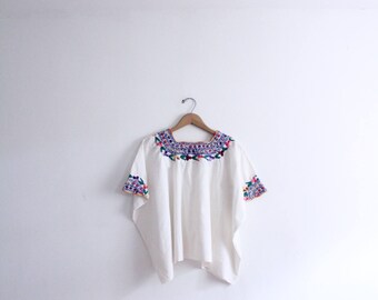 Embroidered Mexican Traditional Blouse