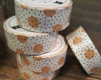 American Crafts Washi Tape - Orange Dots