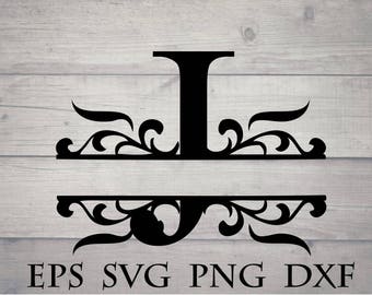 Download Split monogram | Etsy