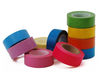 10 rolls Washi Decorative Tape (1.5cm*10m) - Colorful 10044050