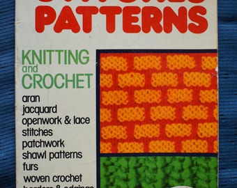 Mon Tricot KNITTING DICTIONARY Stitches Patterns Knit Crochet Aran Jacquard Openwork Lace Patchwork Shawl Borders Edgings Fringe