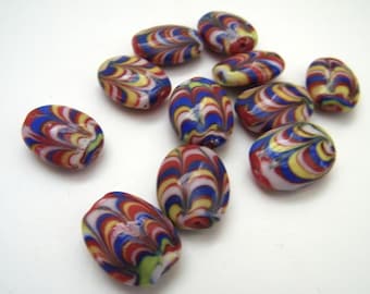 Bali Glass Beads - Five (5)