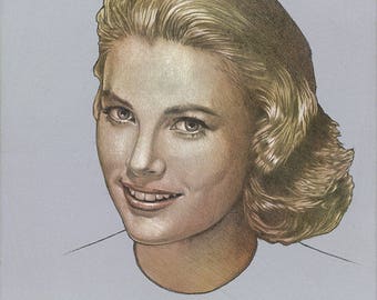 Grace Kelly Portrait - Original Art