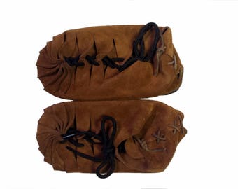 Scarpe per bambini pelle federale celtico medioevale con gomma naturale sole gr. 23