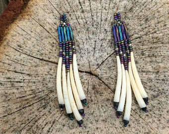 Vintage Porcupine Earrings 1980's