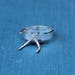 Claw Ring Blank #4, 4 Prong Silver Band, Wholesale Ring, Silver Ring, Raw Stones Ring, DIY Jewelry, Silver Ring Blanks, Jewelry Supplies