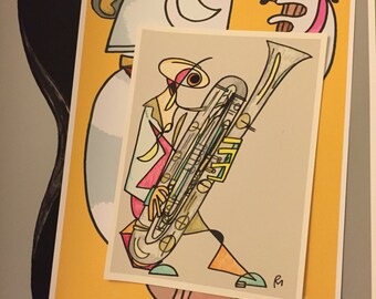 The Dulcet Bundle: Six Musician Prints of Various Sizes