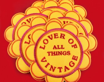 Lover of All Things Vintage Iron On Patch