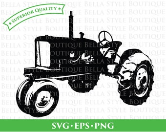 Download Tractor svg | Etsy