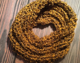 Chunky Knit Ribbed Infinity Scarf