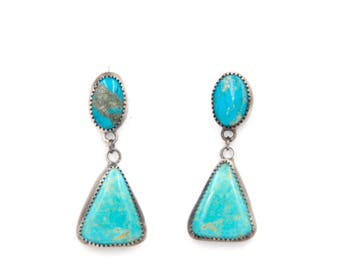 American Turquoise Post Earrings